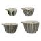 Hello Honey® Black & White Stoneware Measuring Cups Set, 4ct.